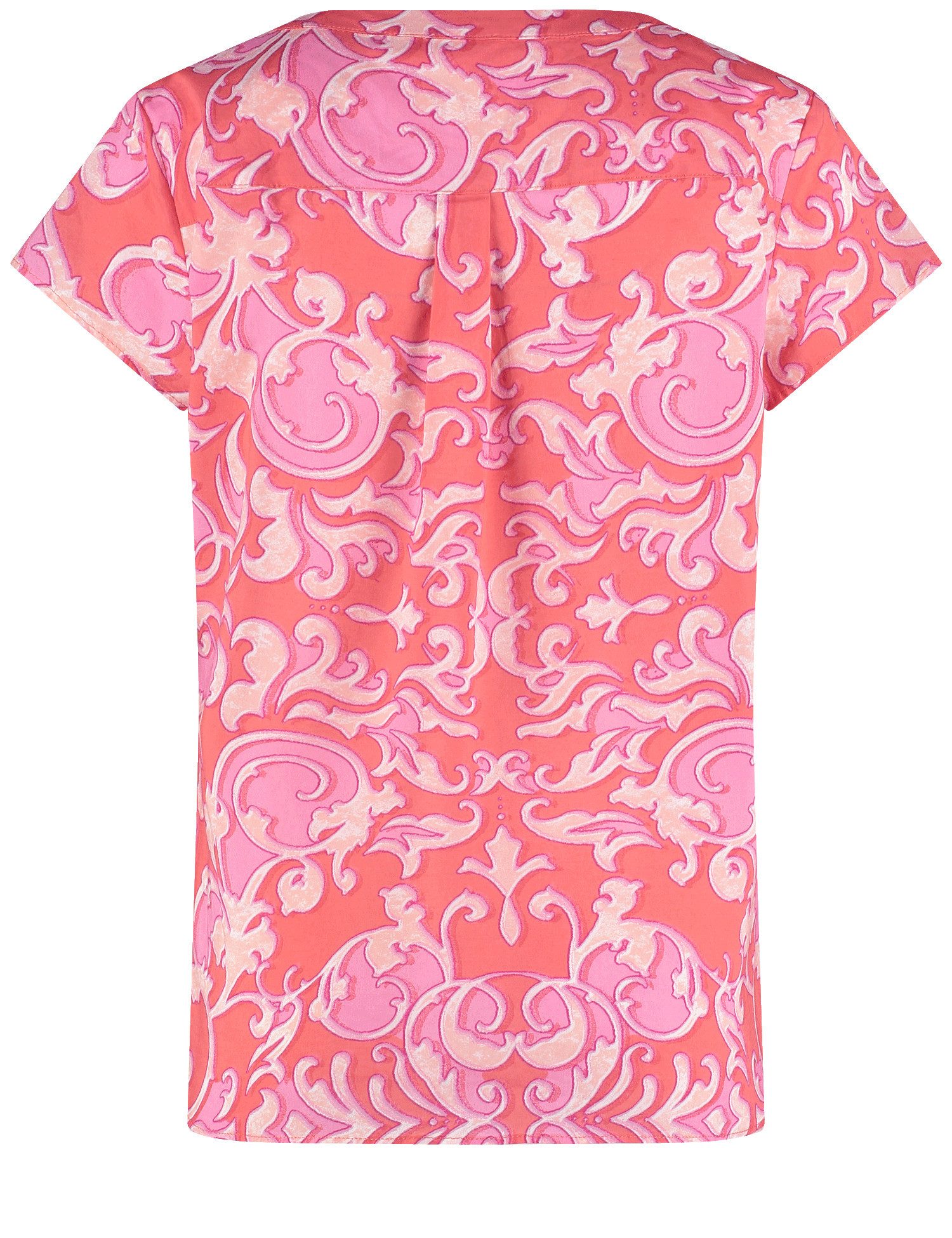 GERRY WEBER Klassische Bluse Softe Kurzarmbluse mit Ornamenten günstig online kaufen