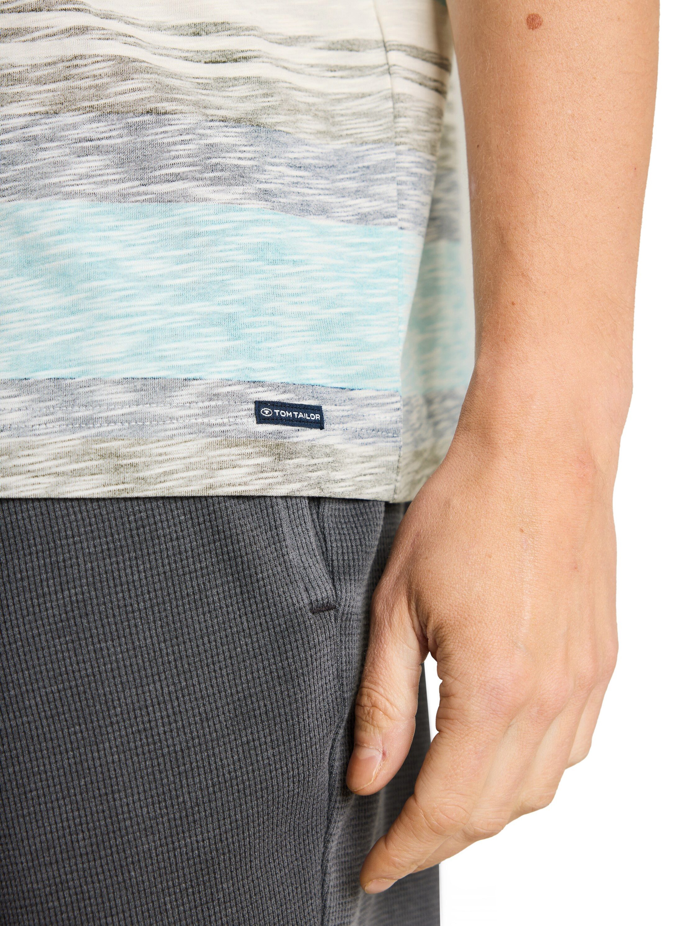 TOM TAILOR Kurzarmshirt im Streifen-Design