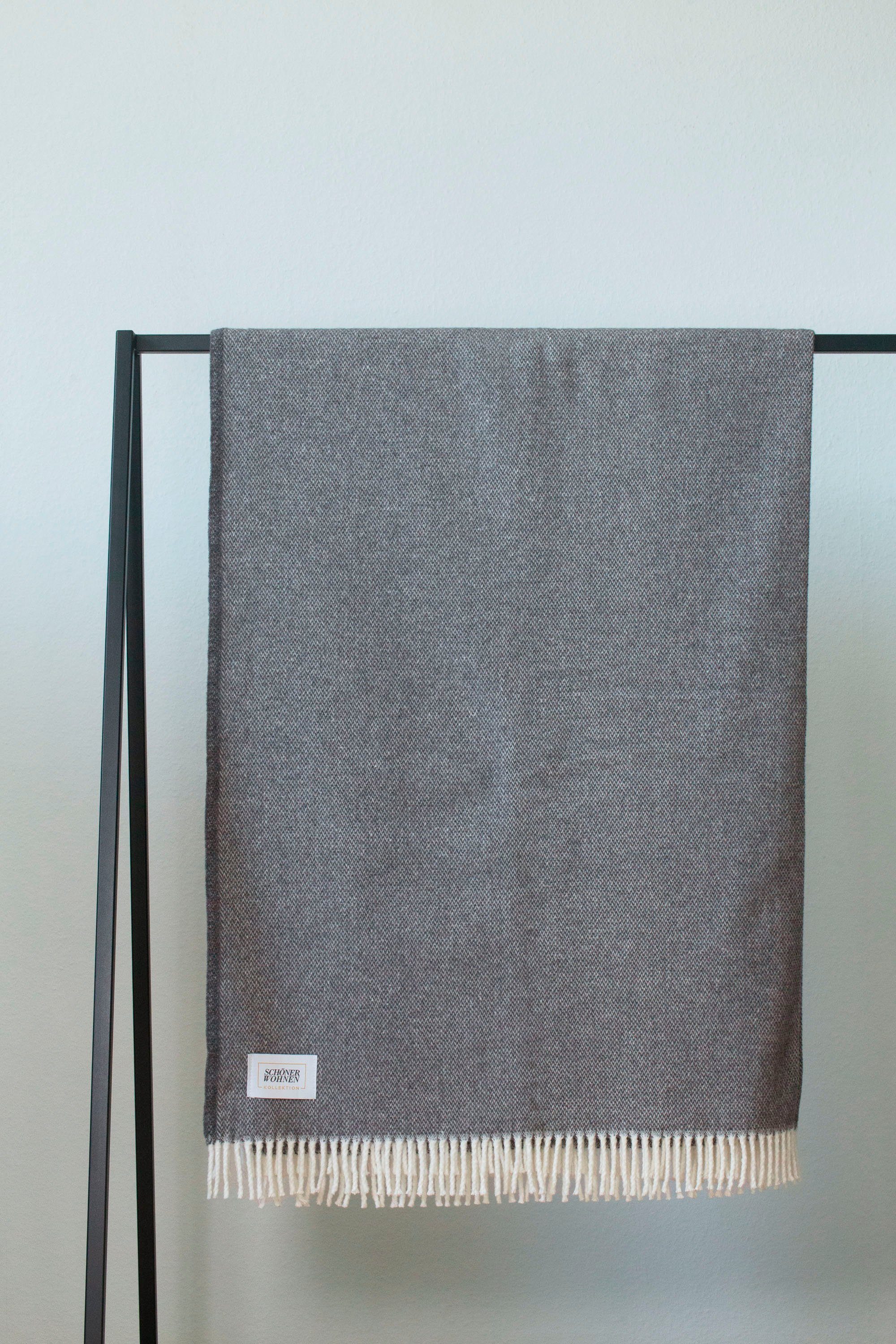 Wohndecke Relax, SCHÖNER WOHNEN-Kollektion, mit Fransen, Kuscheldecke – Bild 3 von 5