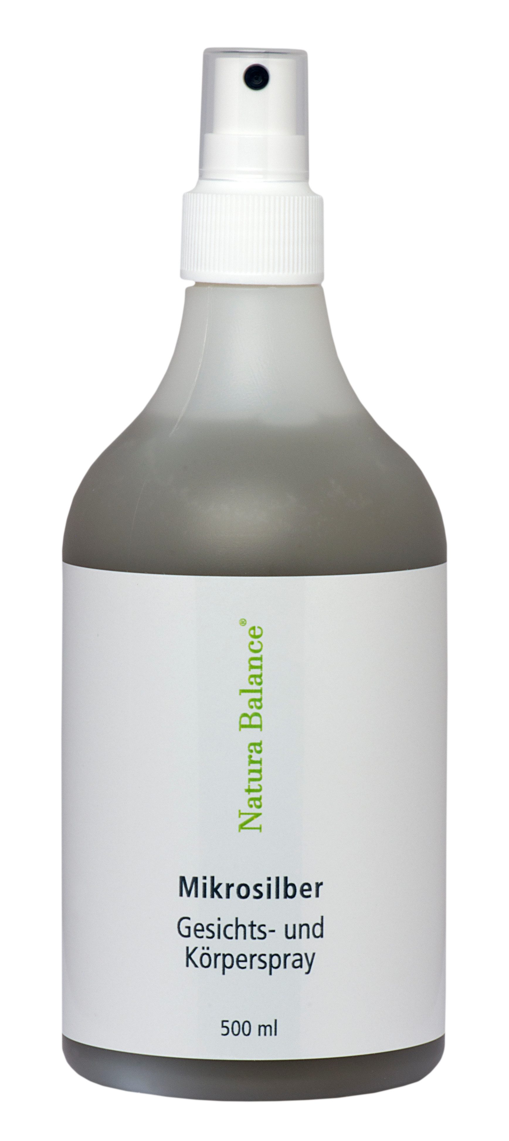 Natura Balance Gesichts- und Körperspray 500ml Microsilber Gesicht Körper Spray Silber Mikrosilber Silberspray