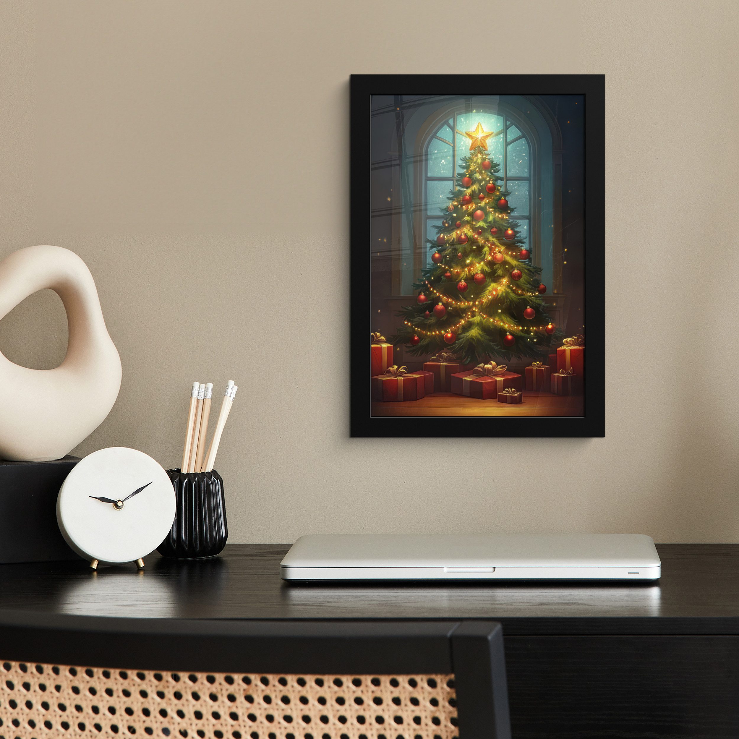 MuchoWow Poster Weihnachtsbaum - Geschenk - günstig online kaufen