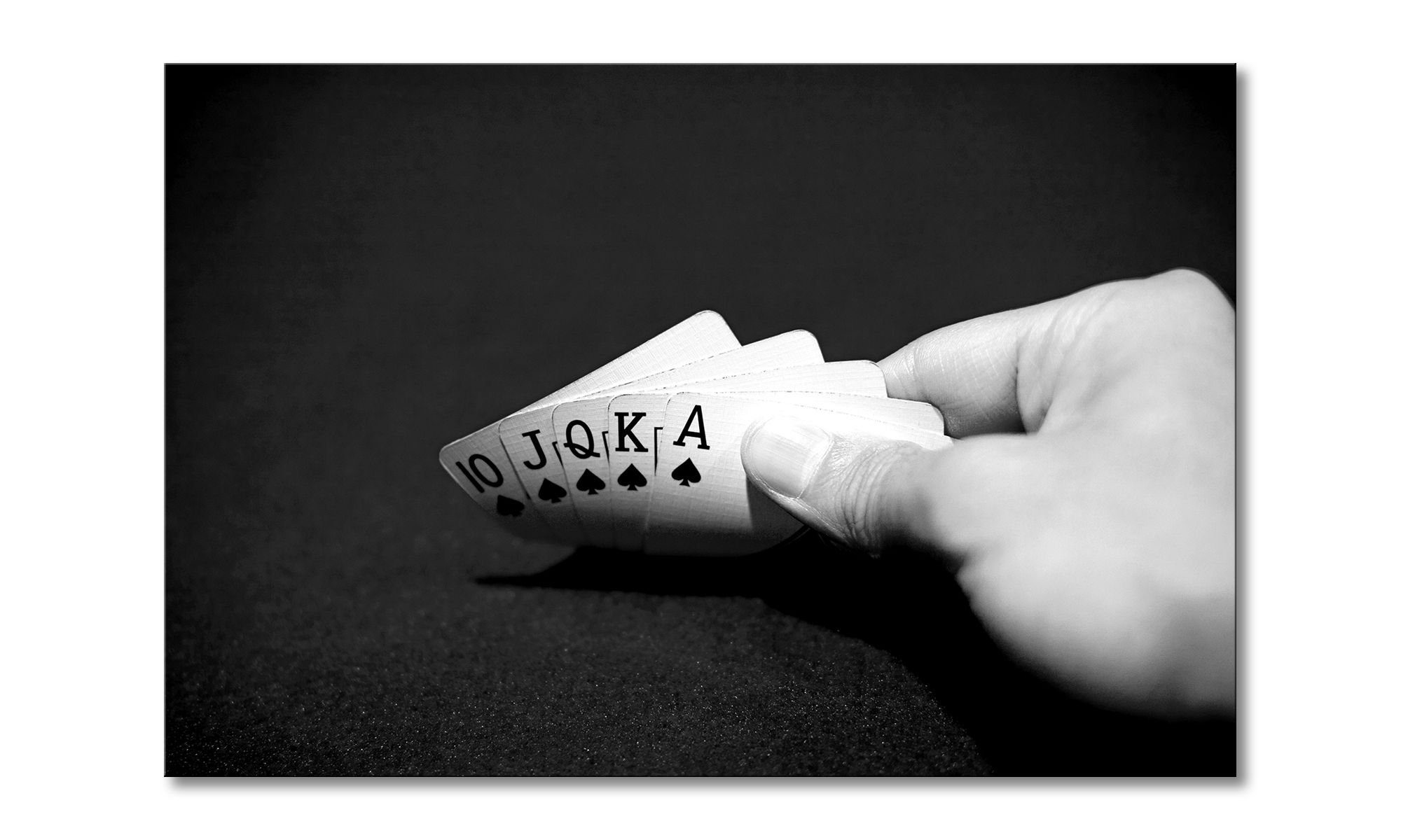 Leinwandbild Royal Flush