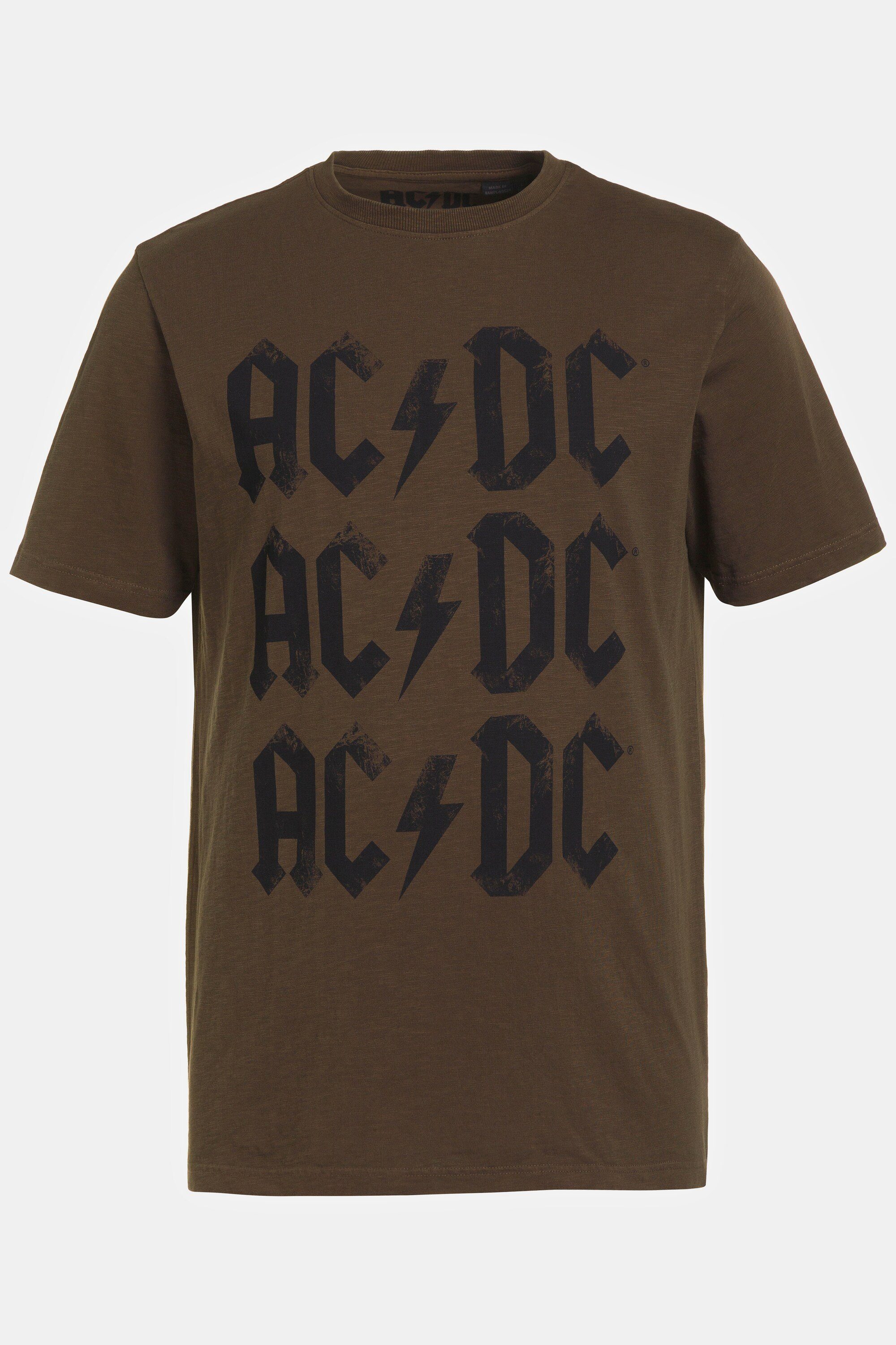 bis Halbarm AC/DC 8 JP1880 T-Shirt Bandshirt T-Shirt braun XL