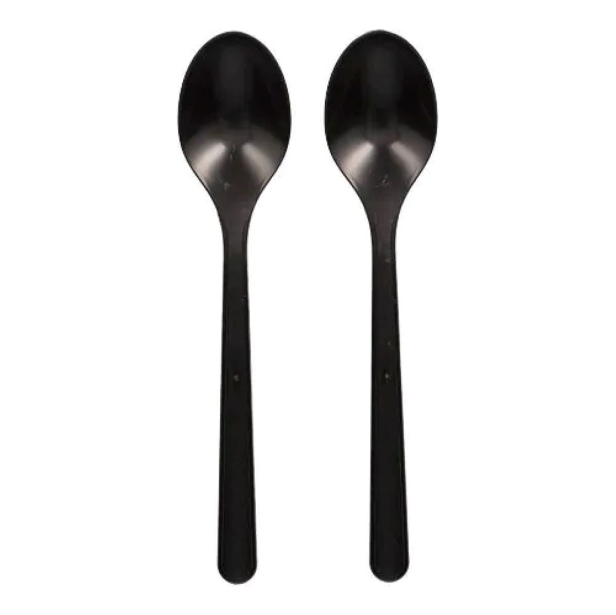 PAPSTAR GmbH Hängedekoration Mehrweg Löffel 18,5cm, 50 Stk. - Schwarz