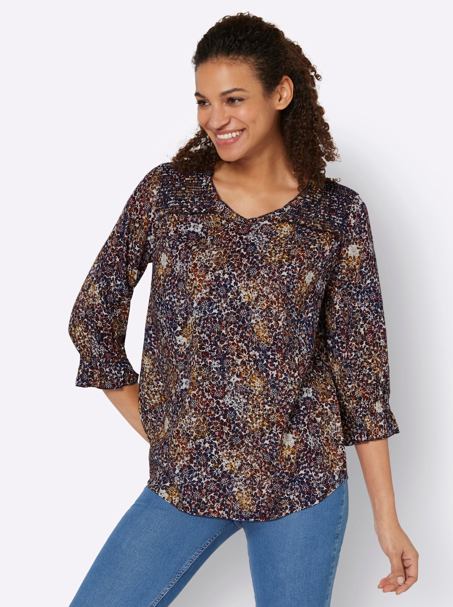 Witt Klassische Bluse Druckbluse günstig online kaufen