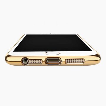 König Design Handyhülle Apple iPhone 8 Plus, Apple iPhone 8 Plus Handyhülle Backcover Rot