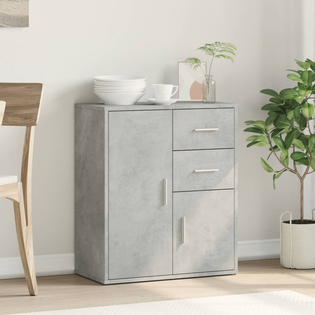 vidaXL Sideboard Sideboard Betongrau 60x31x70 cm günstig online kaufen