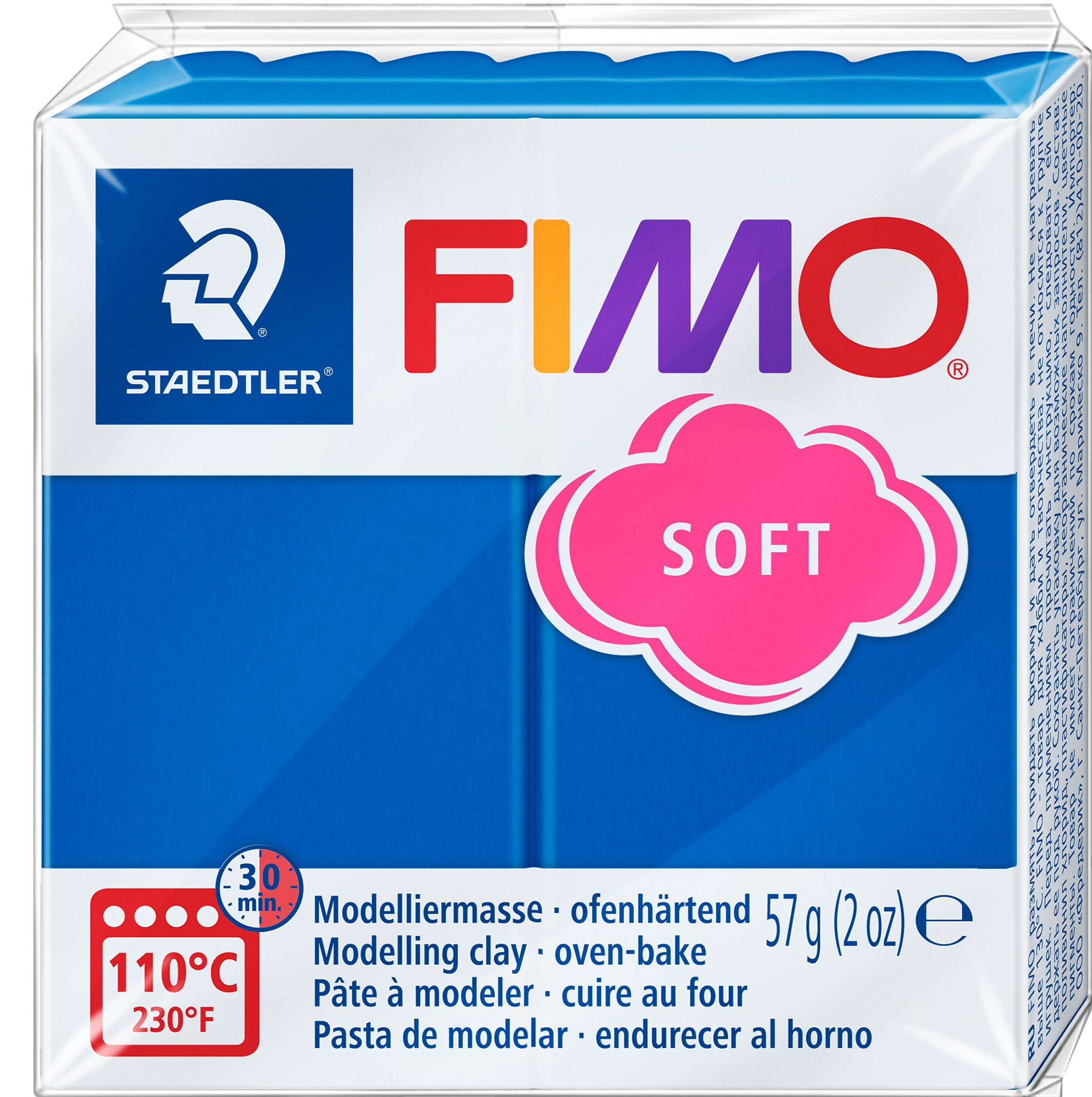 Modelliermasse Pazifikblau FIMO 57 Basisfarben, g soft