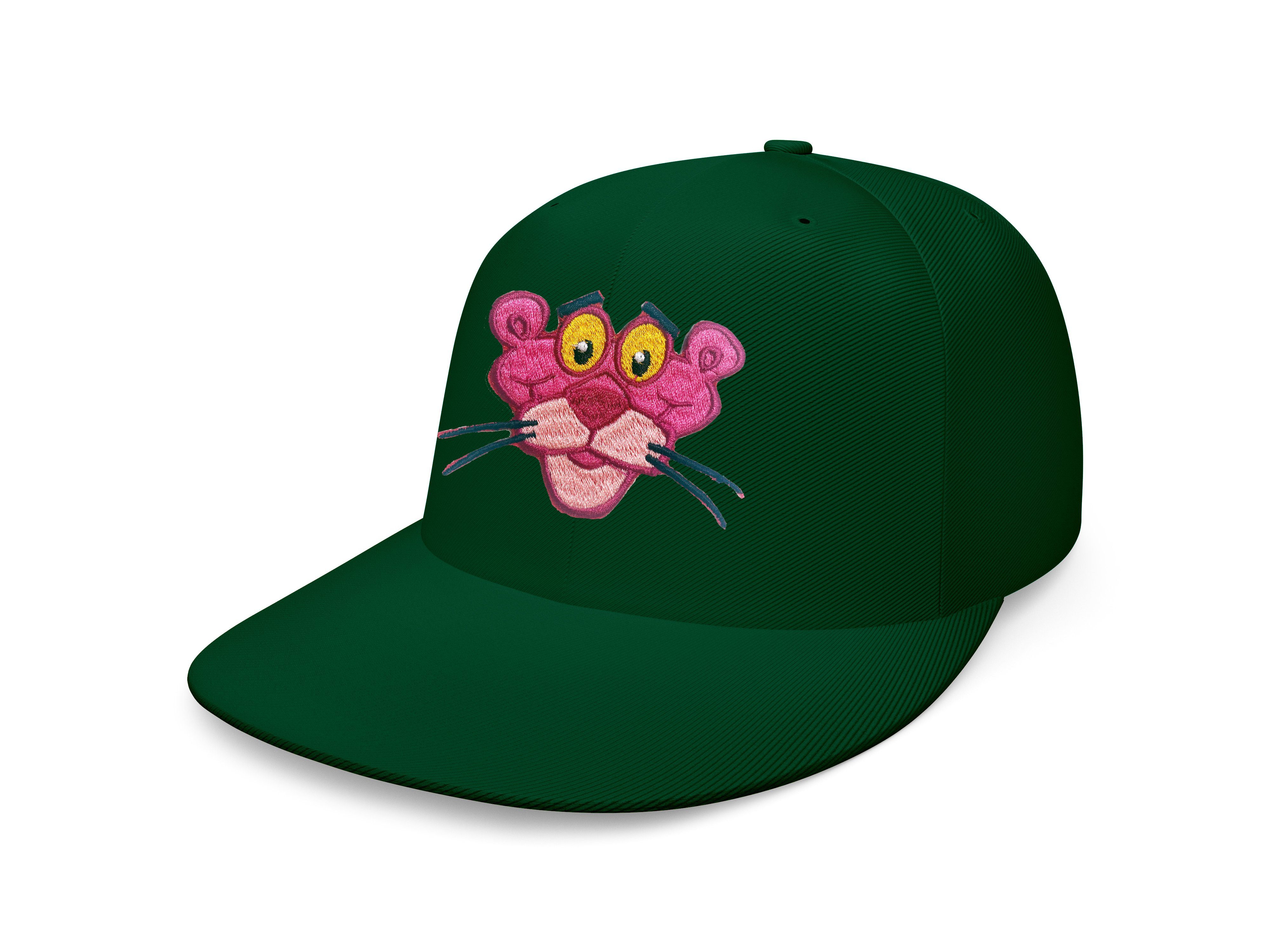 Blondie & Brownie Snapback Cap Unisex Erwachsene Pink Panther Paulchen Stick Patch Rosarote One Size Flaschengrün