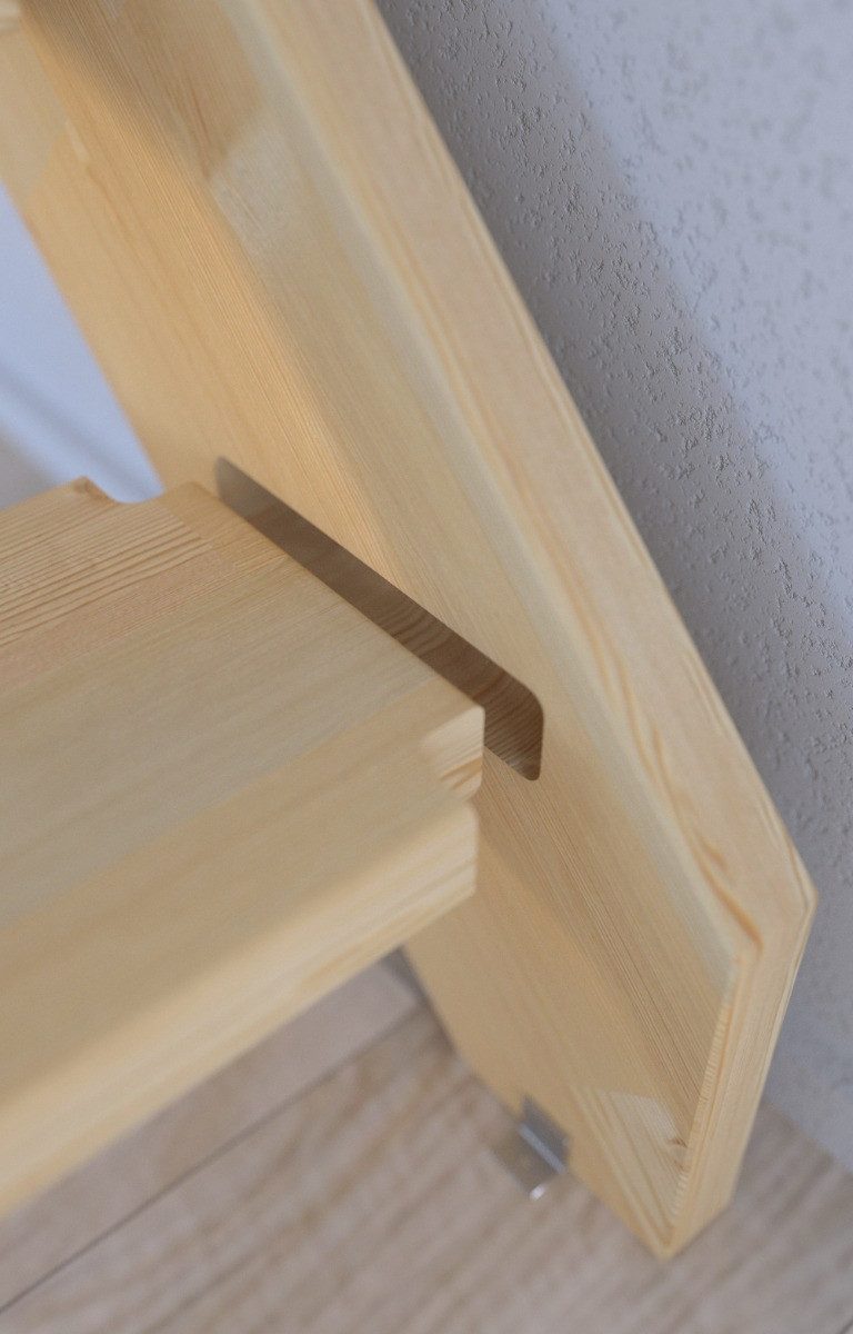 Starwood Raumspartreppe Holztreppe Korfu ¼ gewendelter günstig online kaufen