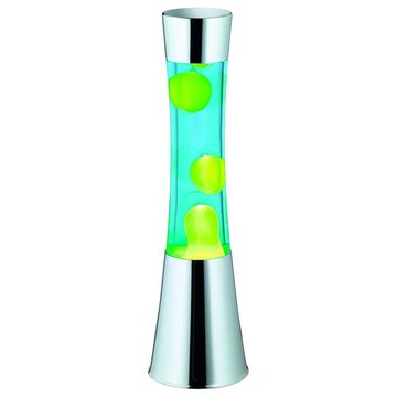 etc-shop Dekolicht, Leuchtmittel inklusive, Warmweiß, Lavalampe Dekoleuchte Tischlampe Beistell Wohnzimmerlampe blau gelb