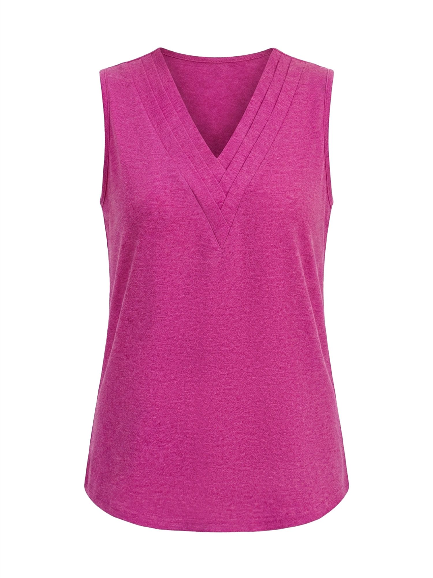 Imily Bela Tanktop Damen Lässige Hemden (Packung, 1-tlg., 1per-Pack) V-Ausschnitt
