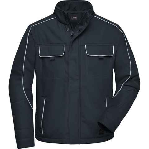 James & Nicholson Softshelljacke Workwear Softshell Jacke auch in Übergröße FaS50884