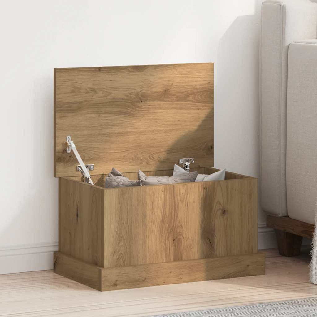 vidaXL Aufbewahrungsbox Truhe Artisan-Eiche 30x50x28 cm Holzwerkstoff (1 St) – Bild 2 von 5