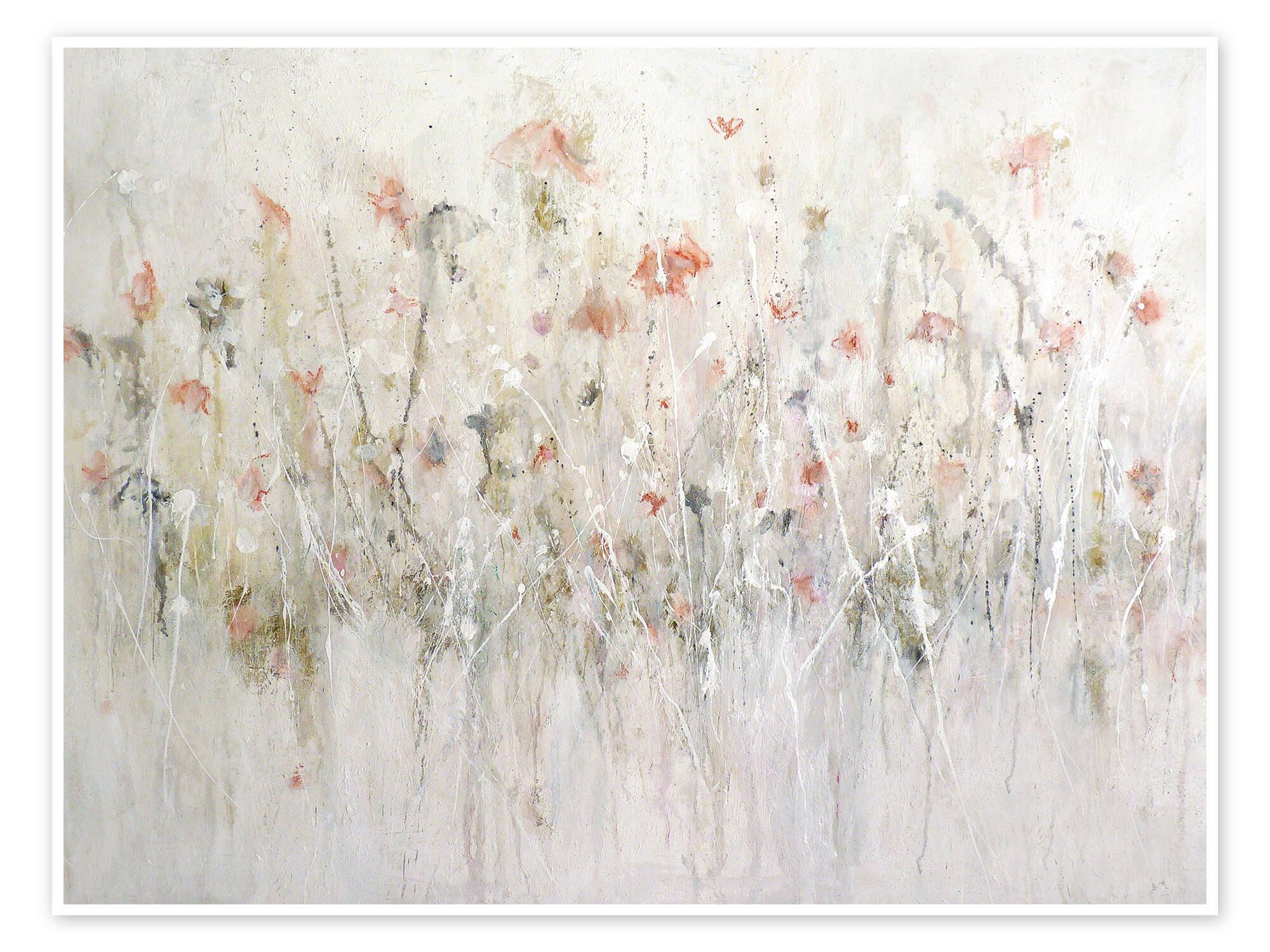 Posterlounge Wandbild Kleine Blumen, Christin Lamade, erhältlich als Poster, Leinwandbild, Wandsticker oder Acrylglasbild