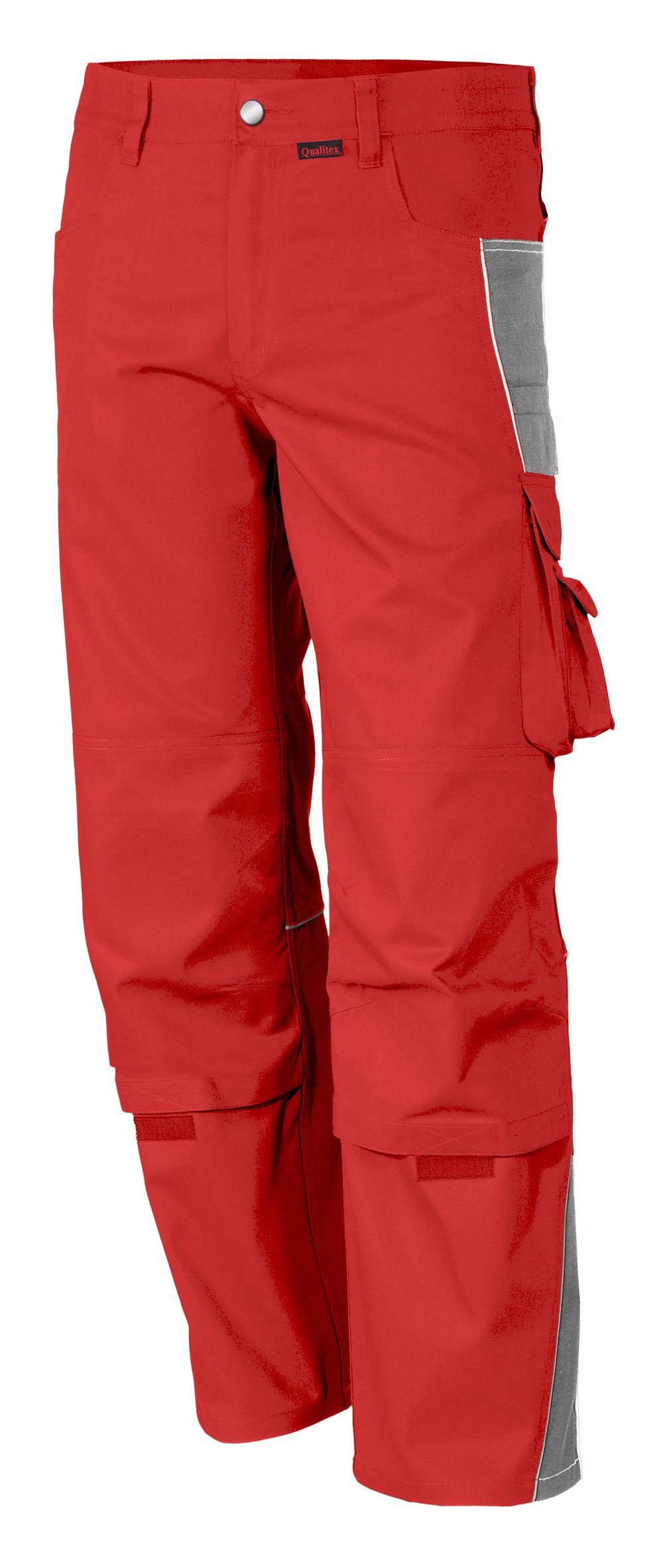 Qualitex Workwear Arbeitsbundhose strapazierfähige PROfessionals Arbeitshose aus faserverstätktem Gewebe (1-tlg) MG 245 g Schutzhose - 11 Taschen - pflegeleichte Bundhose - Waschbar