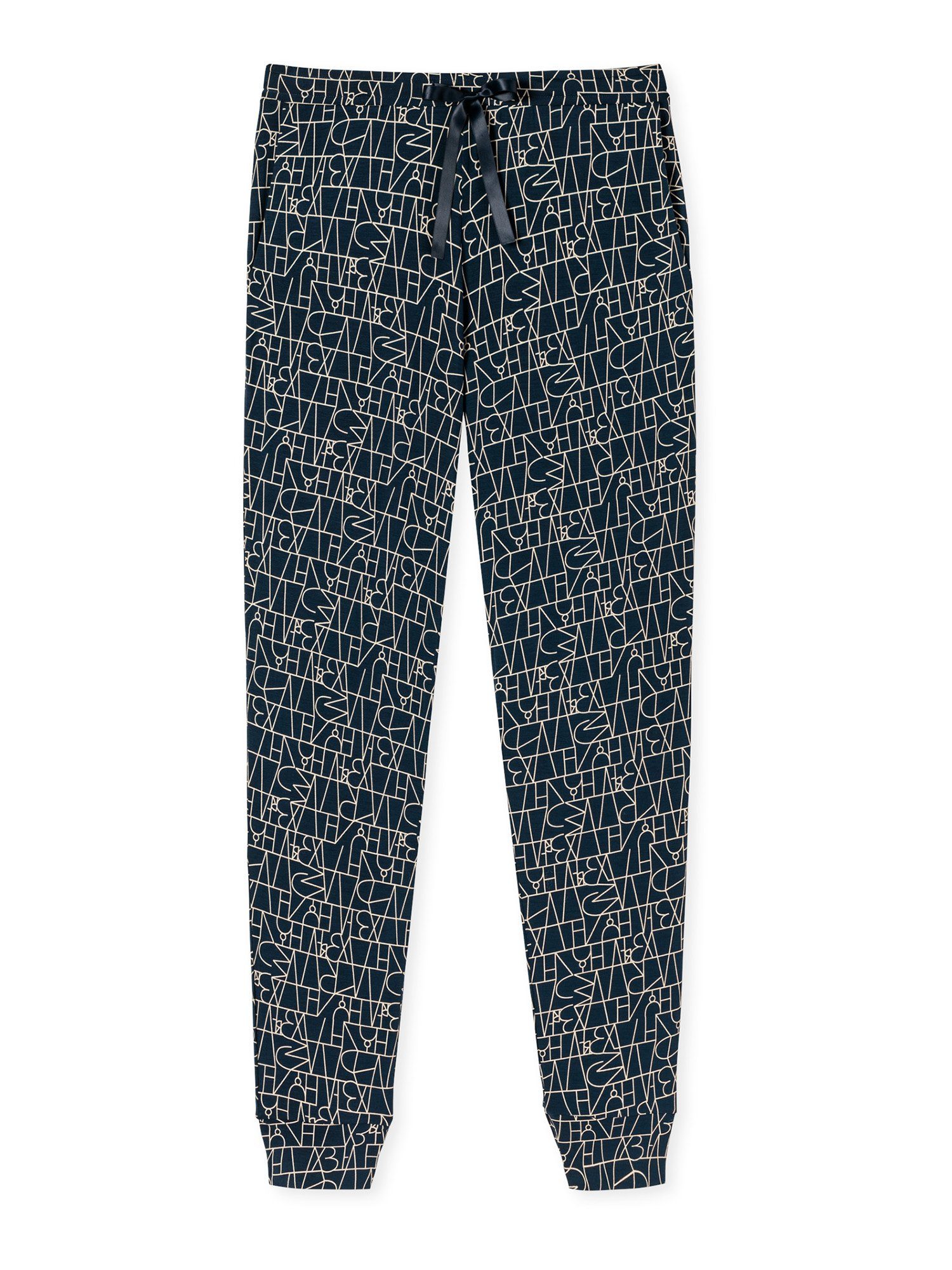 pyjama Pyjamahose 95/5 nachtblau schlaf-hose schlaf-hose Schiesser