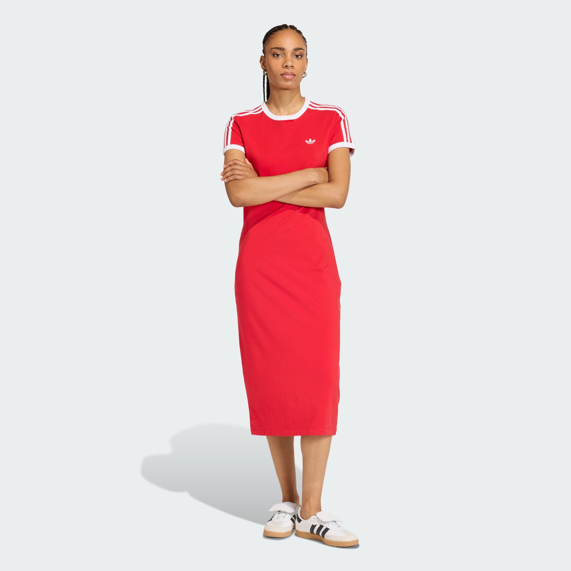 adidas Originals Jerseykleid 3-STREIFEN KLEID (SCHMAL) (1-tlg)