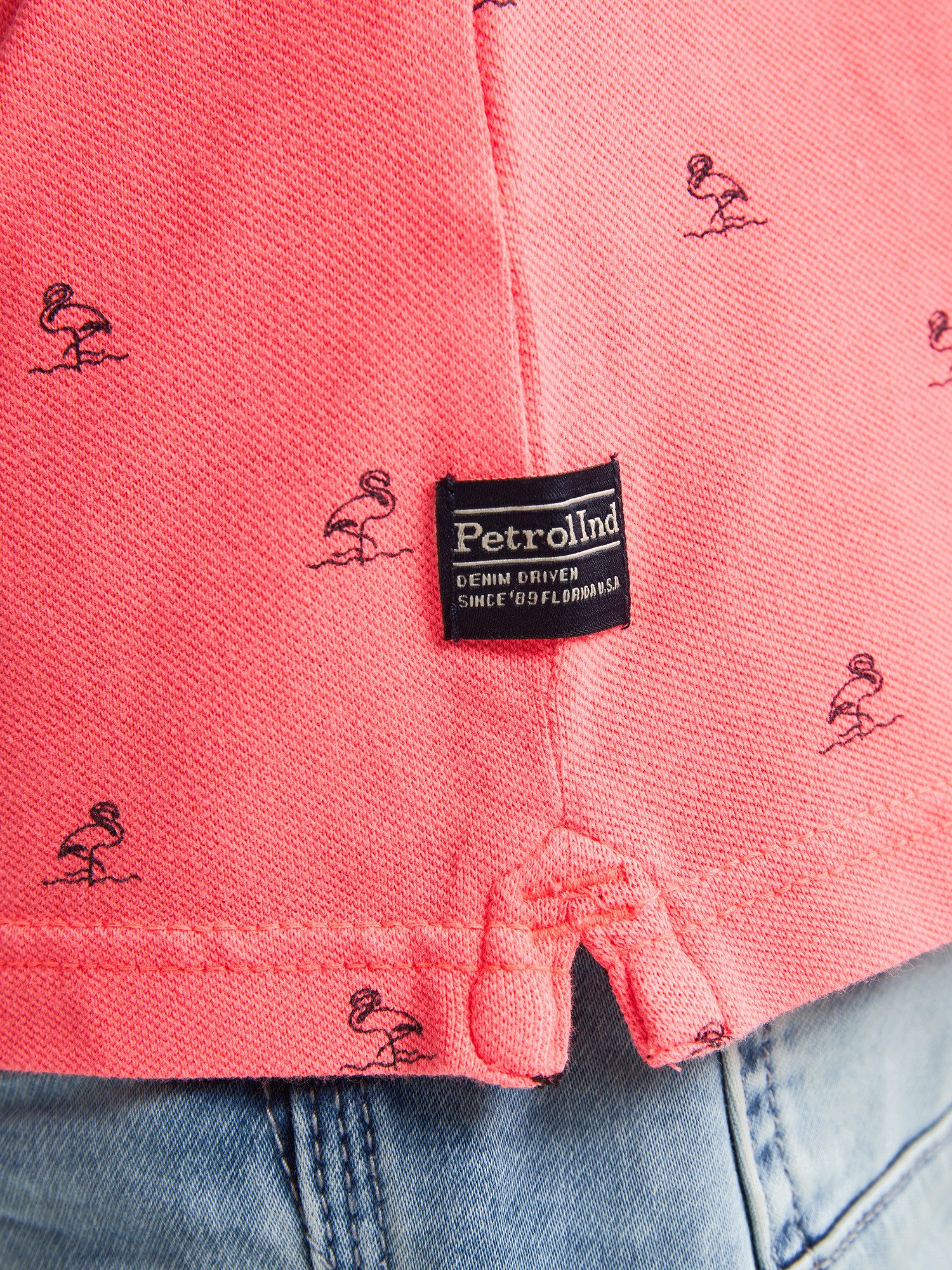 Petrol Industries Poloshirt Marigold mit All-over Muster