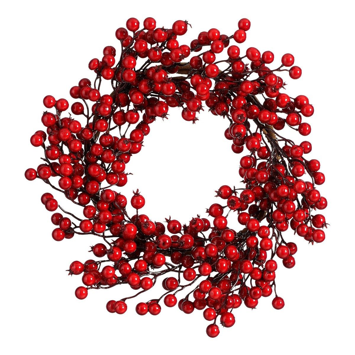 Mica Decorations Dekokranz Mica Decorations Kranz Beernen rot - h10xd40cm