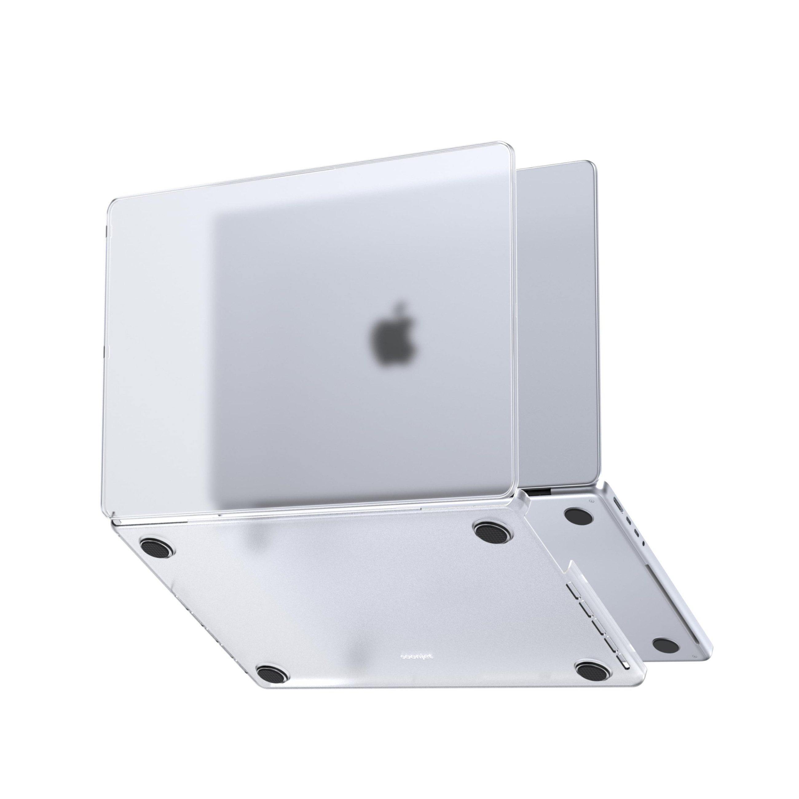 PlugUp Laptop-Hülle für MacBook Air 15,3" Schutzhülle Transparent für MacBook Air (M2-M5) 15,3" Zoll, Kompatible Modellnummern A3448 A3241 A3114 A2941 von PlugUp