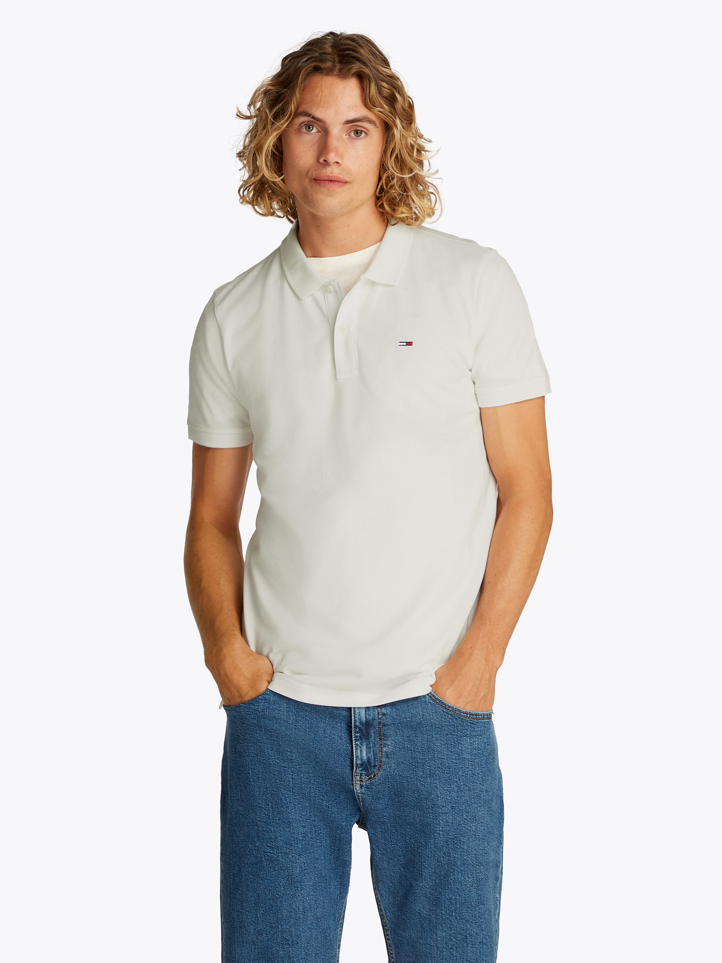 Tommy Jeans Poloshirt TJM SLIM PLACKET günstig online kaufen