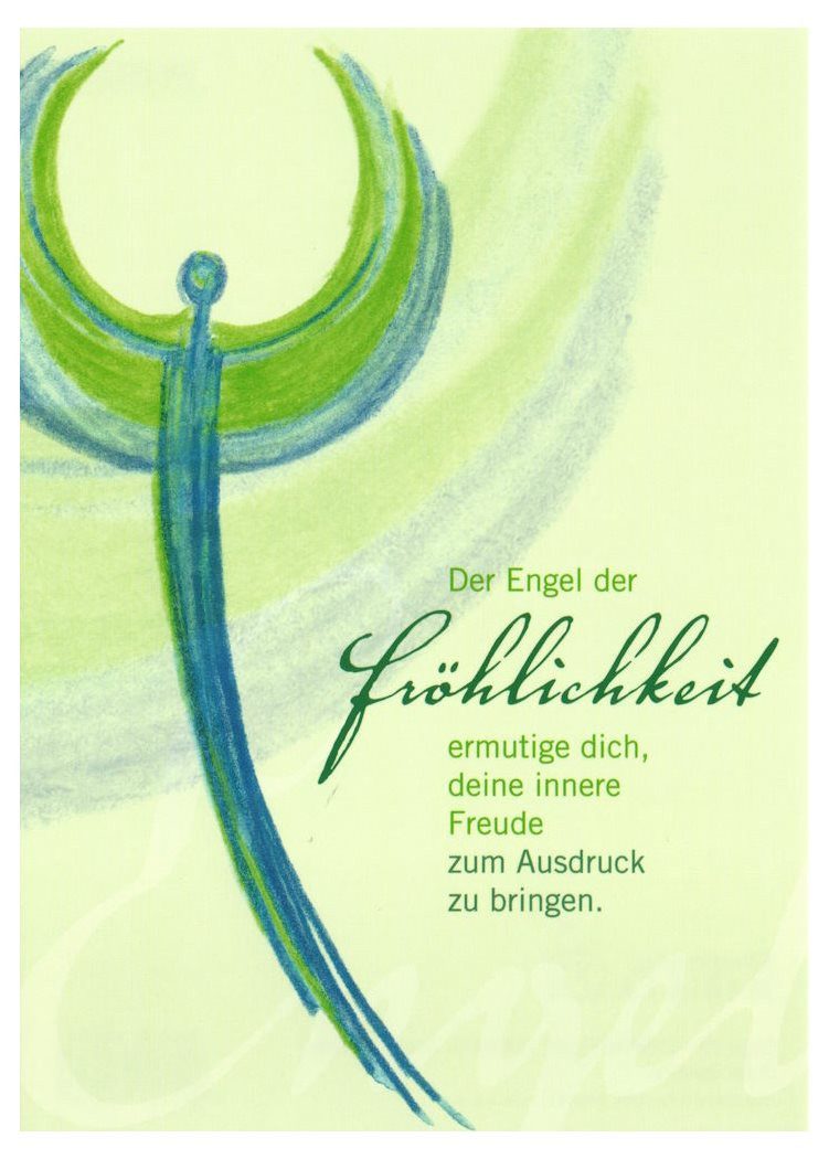 Postkarte "Der Engel der Fröhlichkeit"