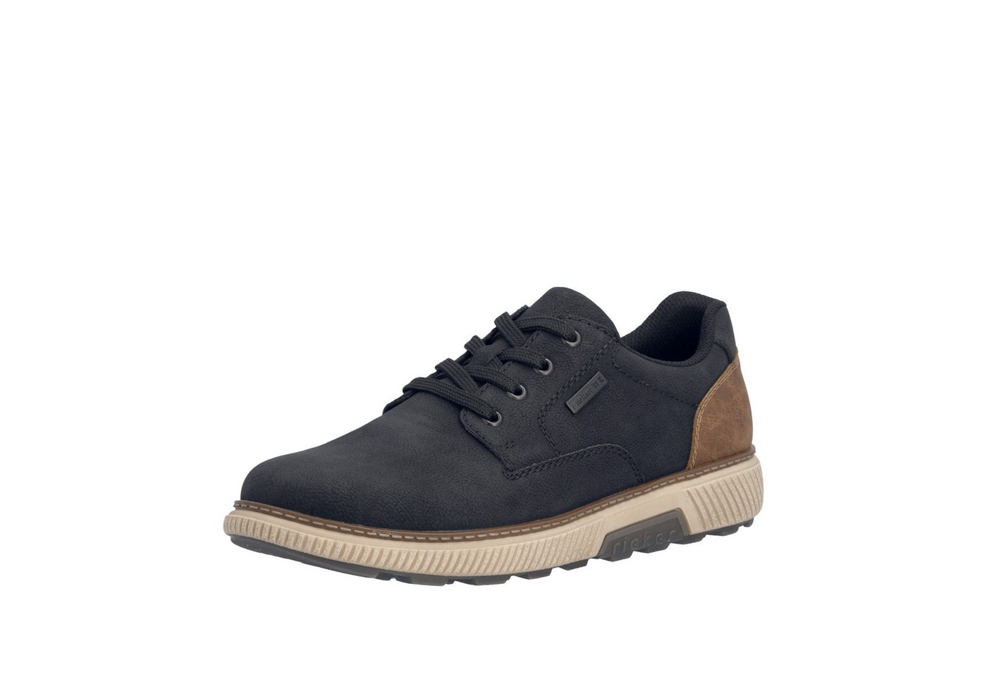 Rieker Sneaker Halbschuh, Schnürschuh, Casual Sneaker mit weichem Schaftrand, TEX