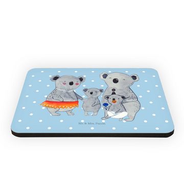 Mr. & Mrs. Panda Magnet Koala Familie - Blau Pastell - Geschenk, Kühlschrankmagnet, Motivmagn (1-St), Supermagnetisch