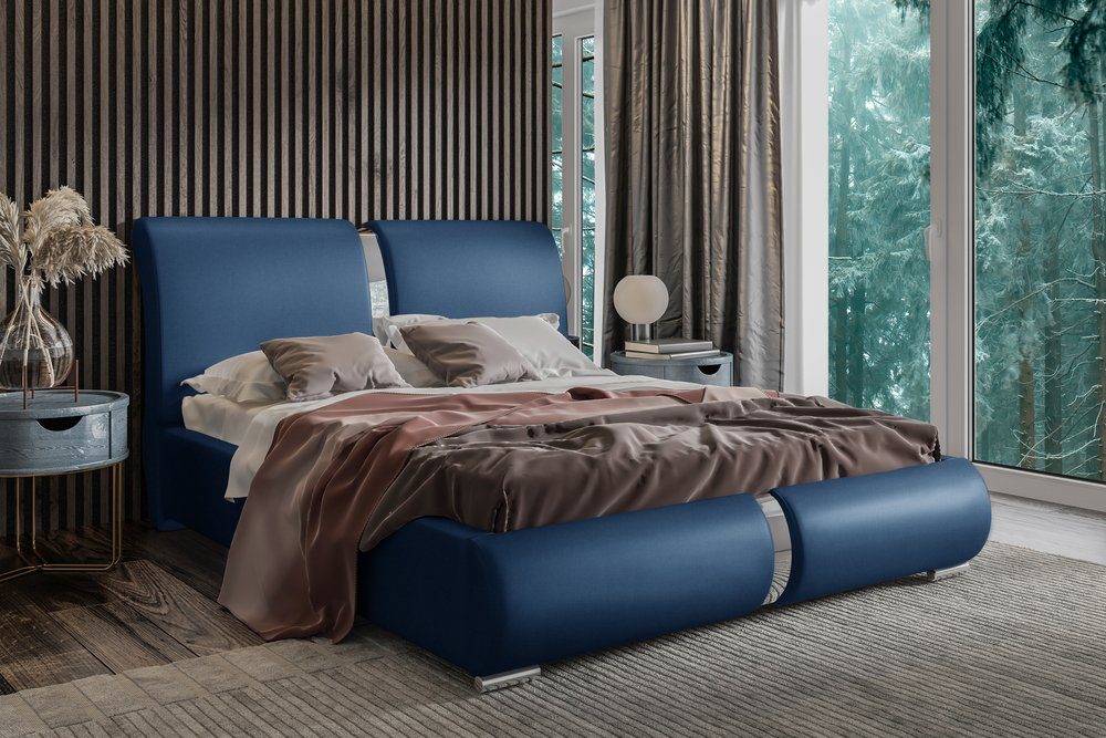 99rooms Polsterbett Lourdes (Schlafzimmerbett, Bett), 120/140/160/180/200 x günstig online kaufen