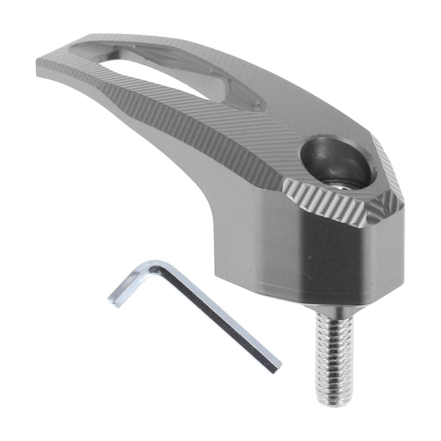 LuxusKollektion Wandhaken Motorrad Hängehaken Titanium Ton Rechteck, (1-St)