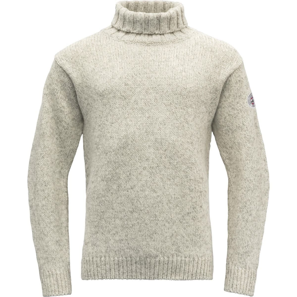Devold Sweatshirt Nansen Wool High Neck Hochwertiger Wollpullover aus reiner norwegischer Schurwolle für