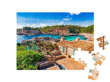 puzzleYOU Puzzle Aussicht auf die Küsten von Mallorca, Spanien, 48 Puzzleteile, puzzleYOU-Kollektionen Spanien