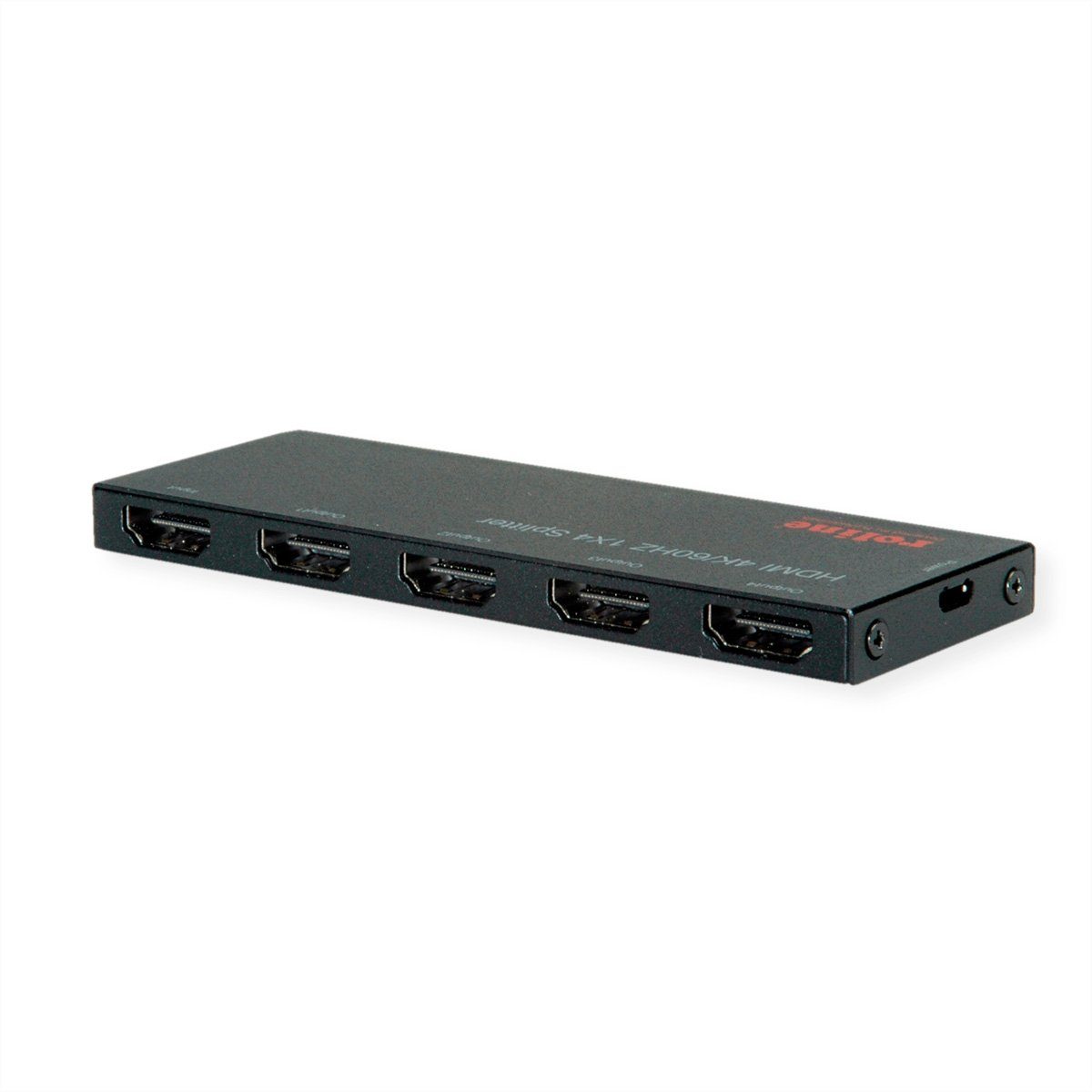 HDMI Video-Splitter, Ultra Slim, 4fach Audio- & Video-Adapter