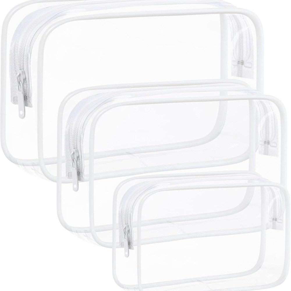 Blusmart Kulturbeutel 3er Set Transparente Make-up-Taschen (PVC Wasserdicht günstig online kaufen