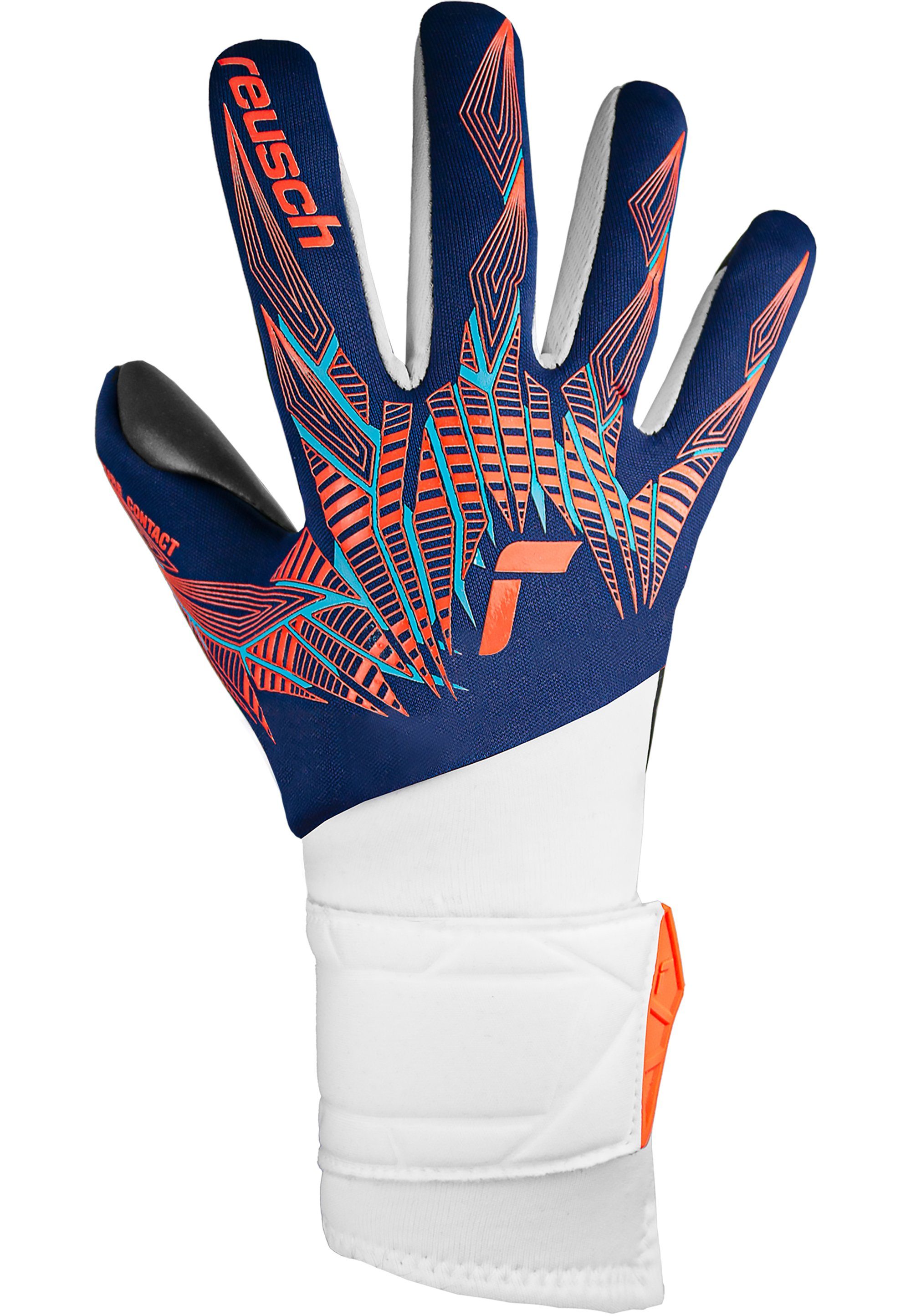 Reusch Torwarthandschuhe Pure Contact Silver mit Hybrid Negative Cut
