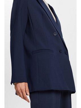 Esprit Longblazer Zweireihiger Blazer in lockerer Passform