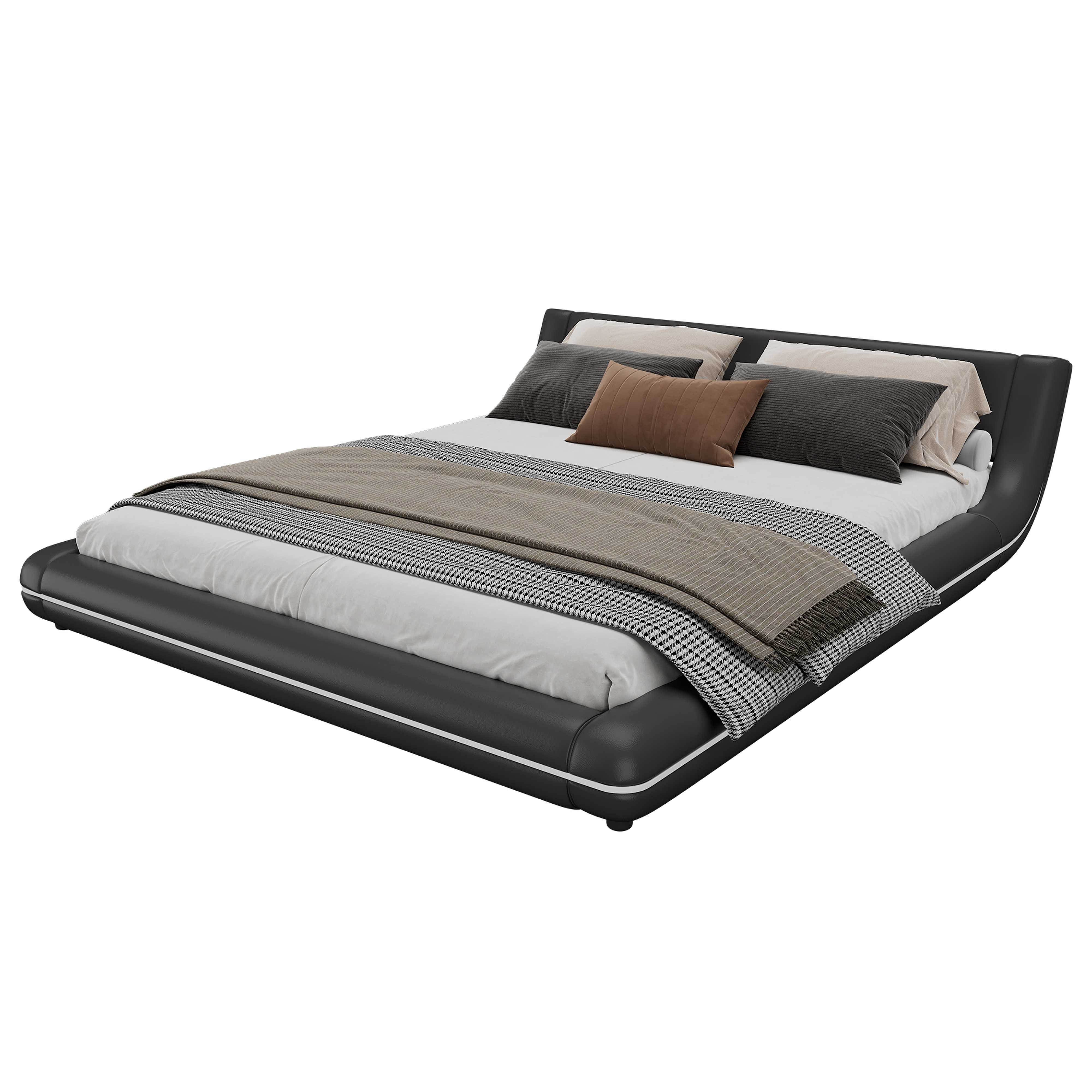 BlingBin Polsterbett Bodenbett (1-tlg., mit LED-Umgebungsbeleuchtung, 24-Ta günstig online kaufen