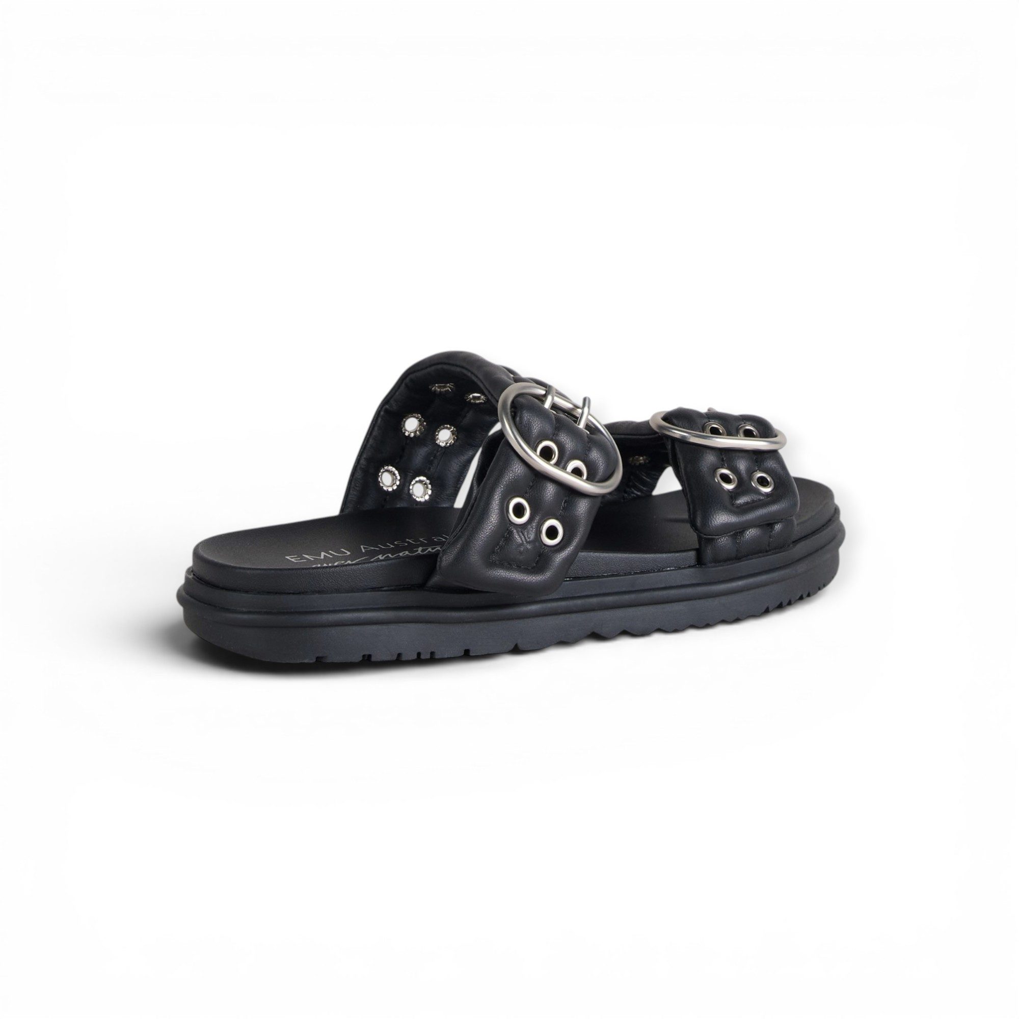 Emu Australia Bondi Buckle 2.0 (Leder) schwarz Damen Sandale