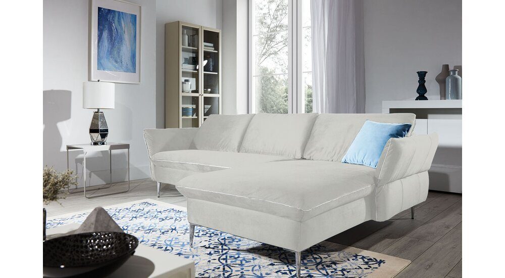 Stylefy Ecksofa Franco, L-Form, Eckcouch, mane links oder rechts bestellbar, frei im Raum stellbar, Modern Design, inklusive Kopfteil- und Armlehnenverstellung, mit Relaxfunktion