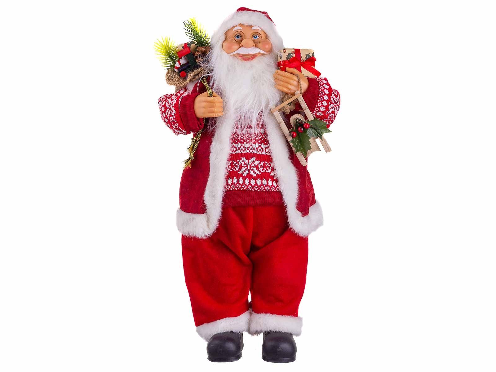 EDCO Weihnachtsmann Santa (1 St), Nikolaus ca. 61 cm | Weihnachtsmänner