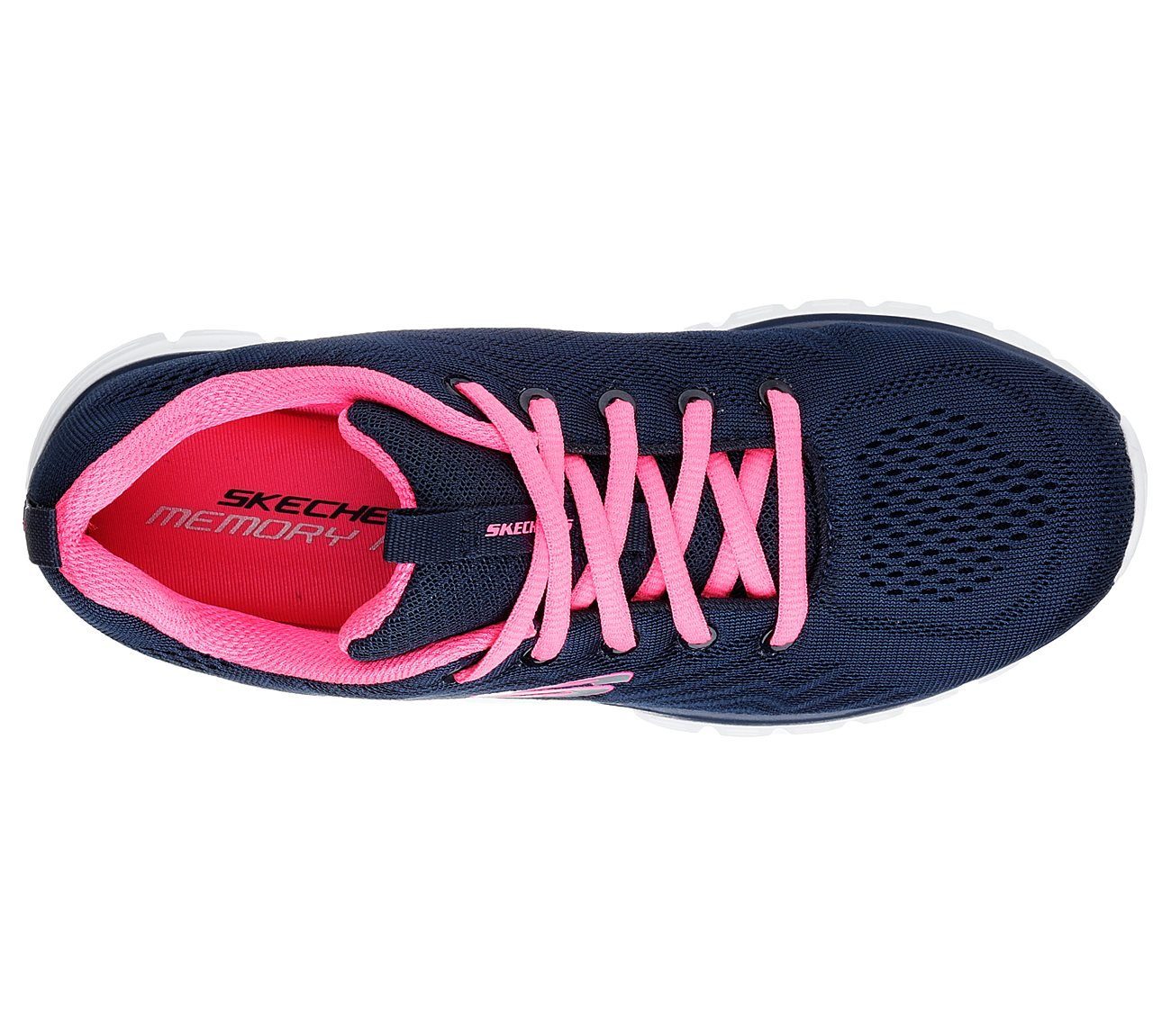 Skechers Get Connected Sneaker NVHP Blau