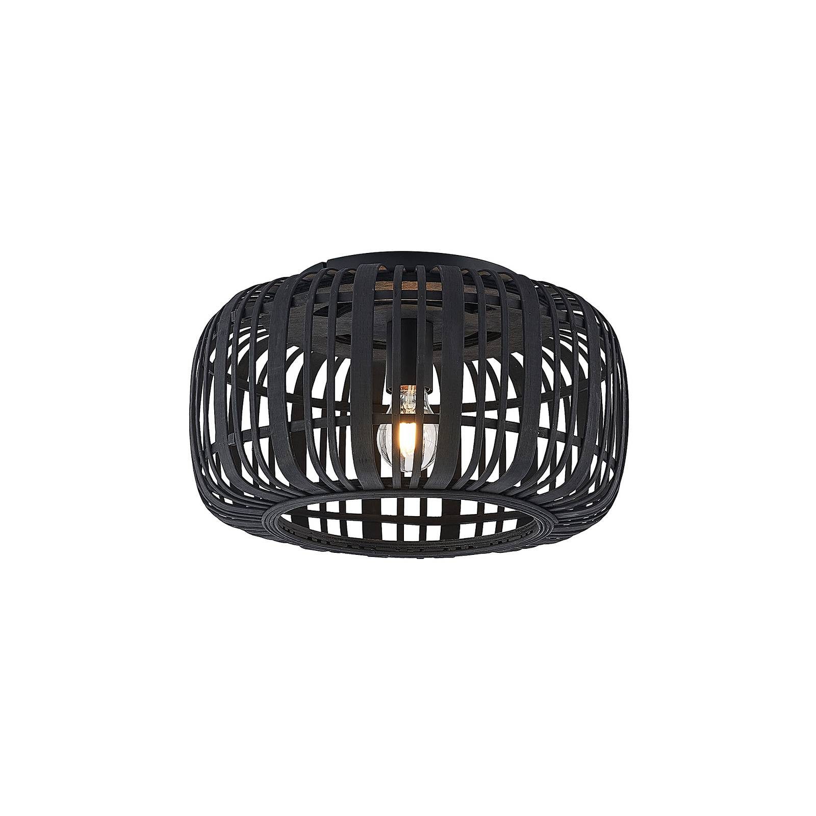 Lindby Deckenleuchten Canyana, Holz IP20, 1 x 60 W