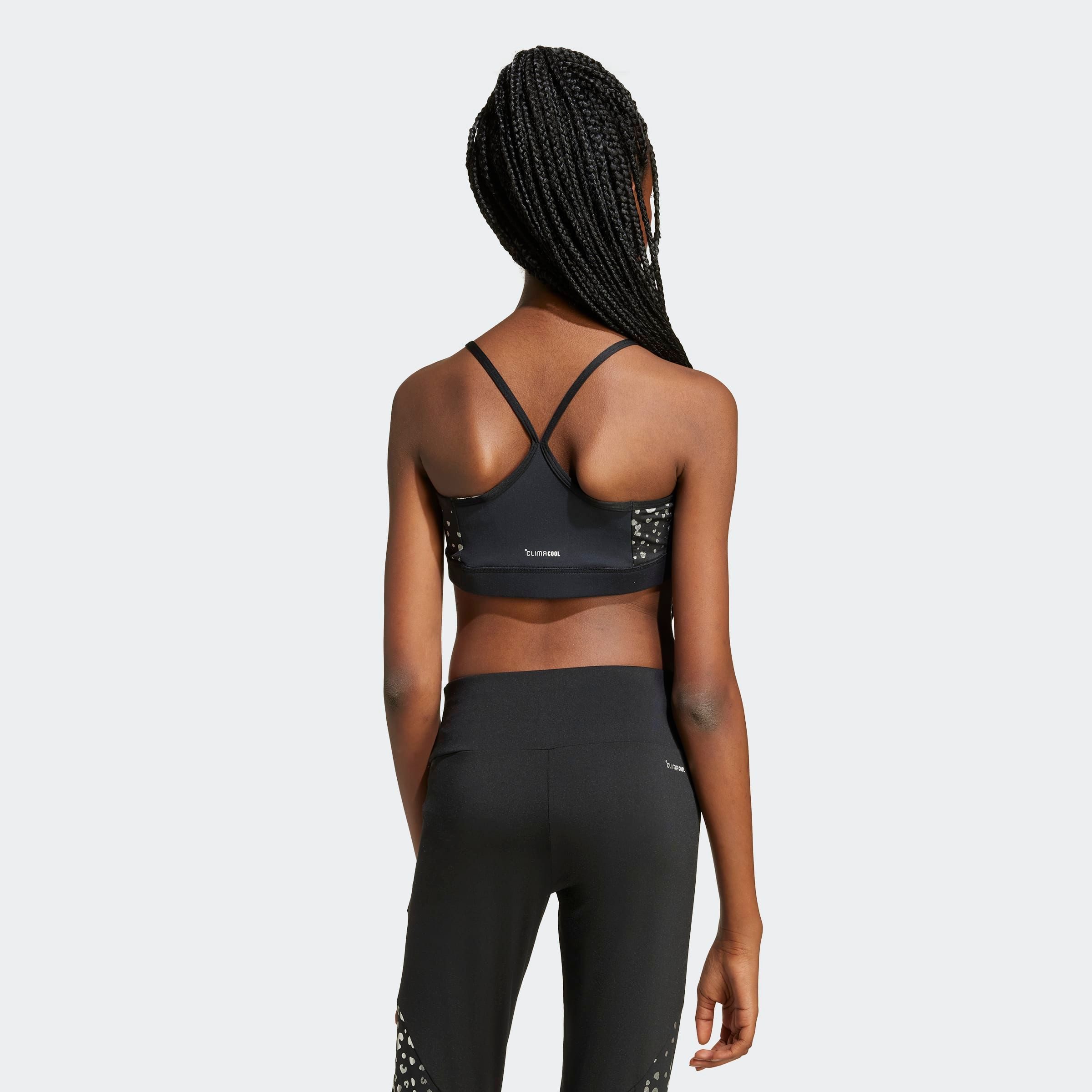 adidas Sportswear Sport-BH TRAIN ESSENTIALS PRINT FÜR KINDER mit mittlerem Halt, für Workout, mit atmungsaktivem Material