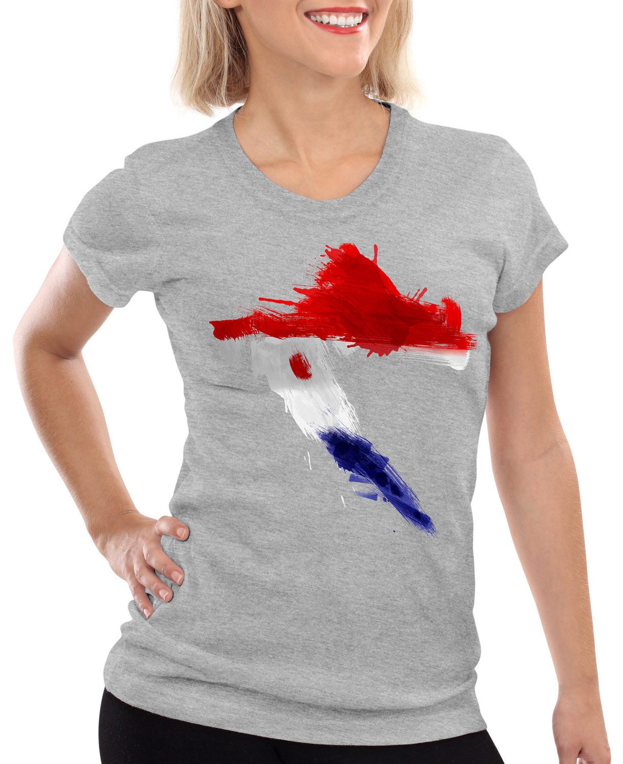style3 T-Shirt Flagge Kroatien Fußball Sport günstig online kaufen
