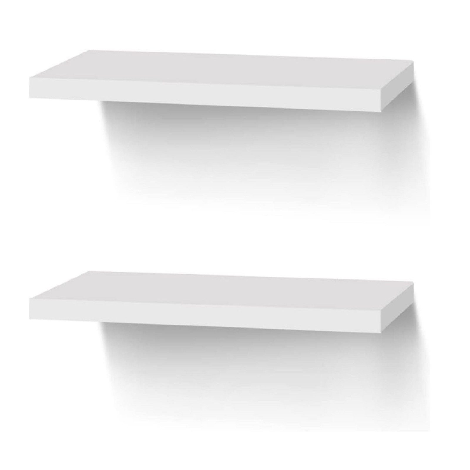 Youyijia Ablageregal 4er Wandregal Regale Weiß Wande 60cm Schweberegale Weiss