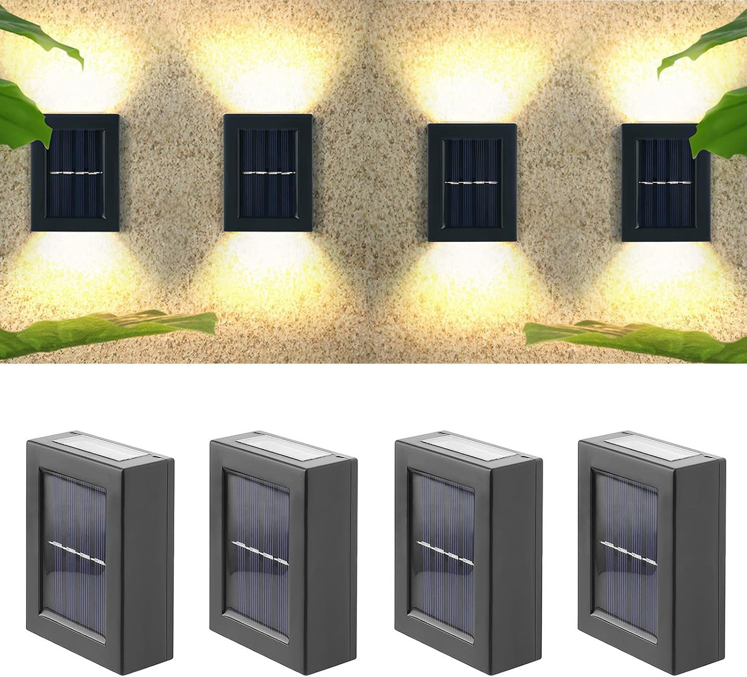 BlingBin LED Solarleuchte 4 Stück Solar günstig online kaufen