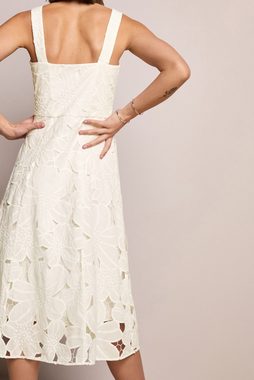 Next Spitzenkleid Langärmeliges Spitzenkleid mit floralem Muster (1-tlg)