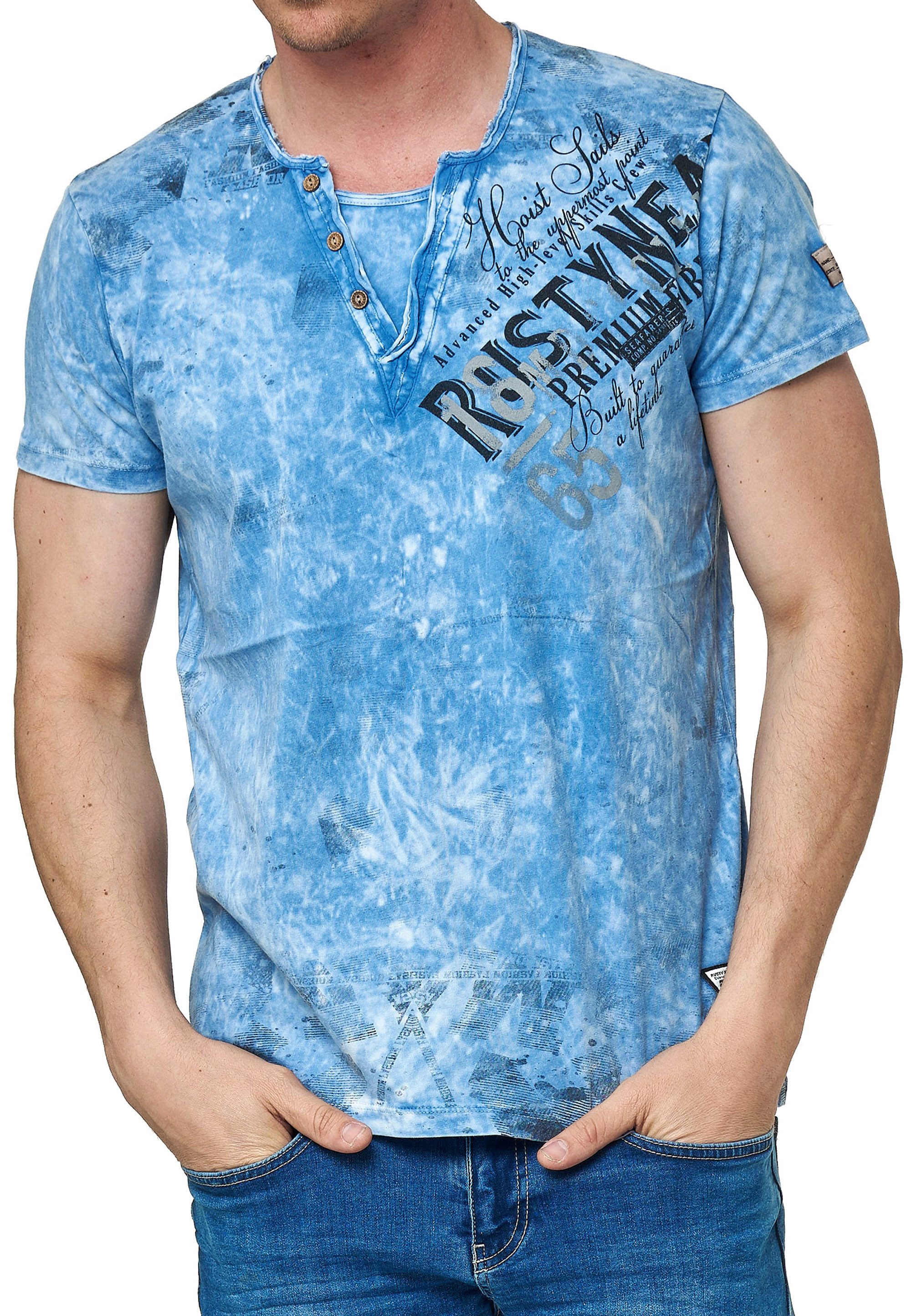 Rusty Neal T-Shirt im coolen Used-Look-Design günstig online kaufen