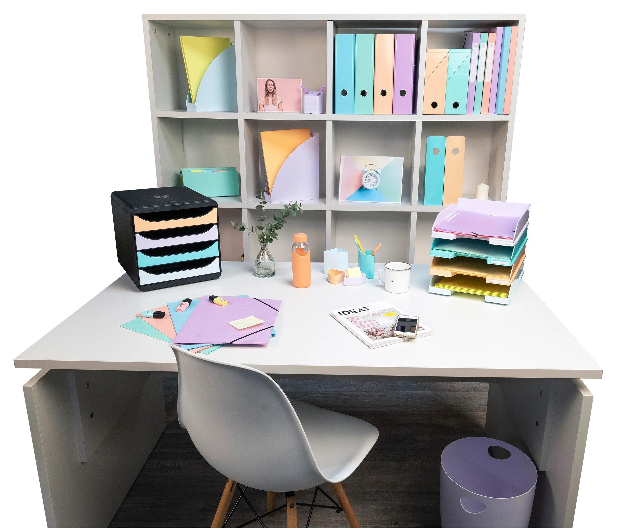 EXACOMPTA Stehsammler 6x Stehsammler MAG-CUBE, Aquarel - Malve - 18264D, Stehsammler